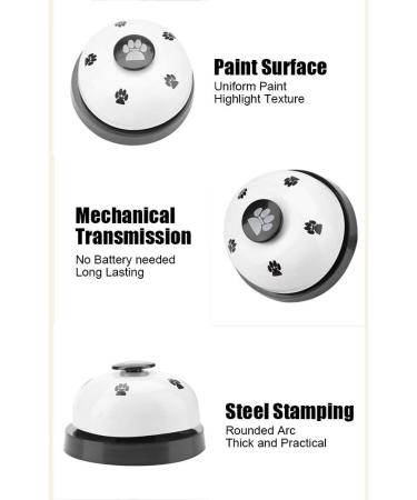 Smandy Dog Door Bell - Training Bells for Pets & Puppies | Communicate Cleanliness & Potty Training | White - Buy Online on SooperMarket.com