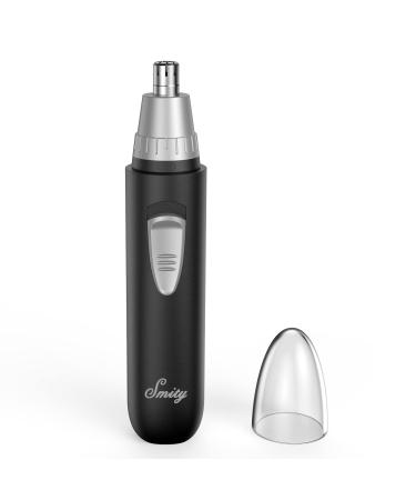 Ear and Nose Hair Trimmer, 2022 Professional Rechargeable Painless Ear Eyebrow Trimming Tool for Man Woman, Dual Edge Blades Razor Easy Cleansing Black