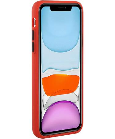 Buy Tivenfezk Nadoli Ultra Thin Silicone Case for iPhone 15 Plus - Shockproof Scratch-Resistant Red TPU Wallet Cover with Card Holder - Buy Online on SooperMarket.com