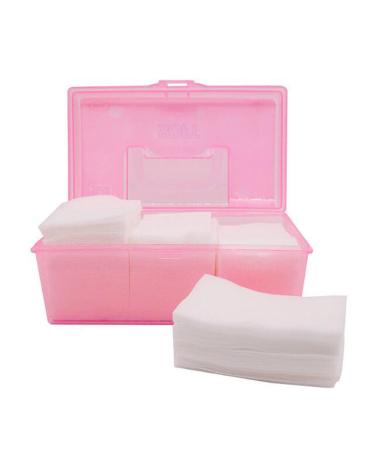 500Pcs by a Box Portable Makeup Facial Soft Cotton Pads Soft Hypoallergenic and Lint Free Cotton Wipes for Applying Lotion Removing Face Makeup Eye Makeup and Nail Polish