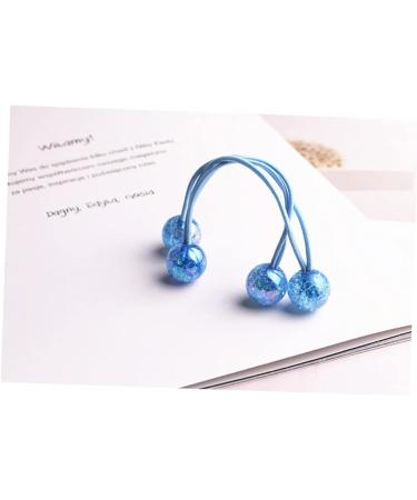 ABOOFAN 9 Pairs Kids Hair Ties Bracelet Holder Hair Ties Balls Pearl Hair Accessories Butterfly Ball Hair Rope Band Tie Ball Hair Ties Blue Scrunchies Pearl Tiara Miss Acrylic Bouncy Ball - Buy Online on SooperMarket.com