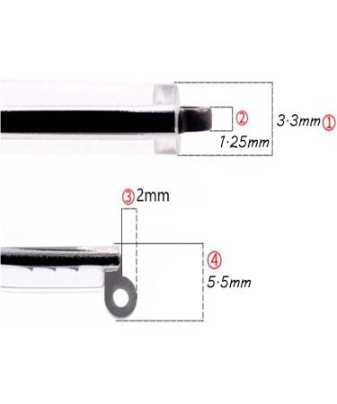 Ranara Glasses End Tips & Accessories - Transparent Plastic Spare Parts for Glasses Repair (1 Pair) - Buy Online on SooperMarket.com