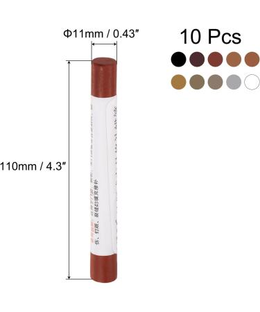 uxcell 10pcs Furniture Repair Wax Filler Sticks - Wood Scratch Filler Crayons for Touch Up Repair on Floors Tables Desks & More - Buy Online on SooperMarket.com