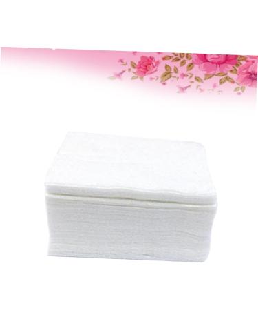 FOMIYES 100pcs Thin Cotton Pads - Nail Polish Remover & Makeup Remover Pads in Plastic Box - Premium White Cotton for Cosmetics - Buy Online on SooperMarket.com