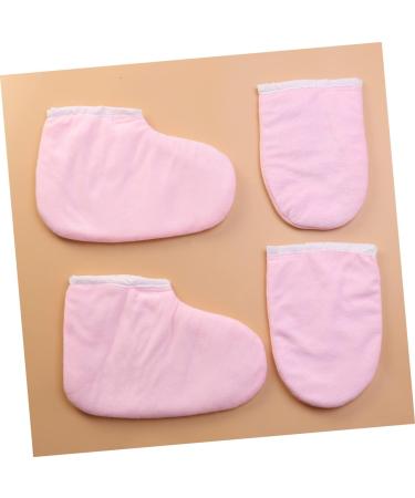 minkissy 2 Pairs Mittens Kids Beauty Gloves Spa Gloves Warm Gloves Insulated Gloves Wax Care Insulated Mittens Foot Spa Cover Bath Mitt Thermal Gloves Bath Treatment Mitt Hand Paraffin - Buy Online on SooperMarket.com