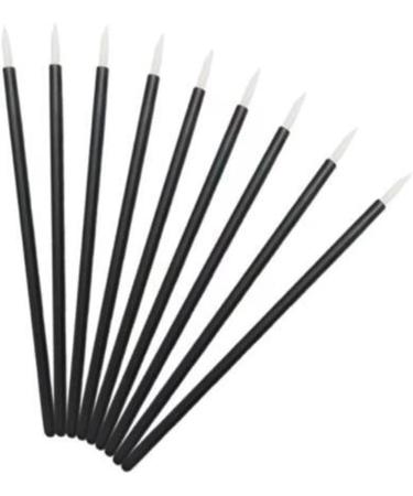 Geynutaly 100Piece Beauty Makeup Eyeliner Brushes Disposable Eyeliner Brush with Cap White - Buy Online on SooperMarket.com