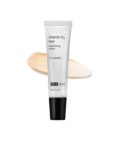 PCA SKIN Vitamin B3 Eye Brightening Cream Eye Brightener For Bright Eyes Dark Circles Wrinkles and Uneven Skin Tones Anti Aging Eye Cream Formulated with Niacinamide 1 oz Tube