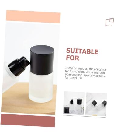 4 Pcs Liquid Foundation Press Bottle Empty Bottle Travel Filling As Shownx2pcs 8.5x3.9cmx2pcs - Buy Online on SooperMarket.com