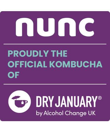 Nunc Jun-Kombucha Rose Blush 12x330ml - Premium Floral Kombucha Drink for Gut Health - Natural Energy, Gluten Free - Buy Online on SooperMarket.com