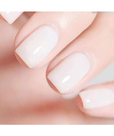 MEMEDA Nail Gel Polish Spring Summer Nail Art Colors Nude Milky UV LED Soak Off Clear Nail Gel Kit Milky White