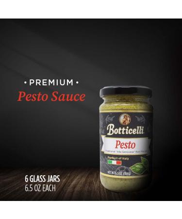 Botticelli Premium Fresh Basil Pesto Sauce - Pack of 6 for Pasta, Salad, Sandwich & Dip - Made in Italy - 6.7oz (Pack of 6) - Buy Online on SooperMarket.com