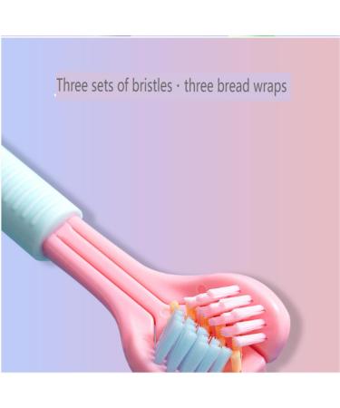 Vnduifh 3-Piece Sensory Joy Toothbrush Set - Three-Sided Soft Toothbrush for Children with Special Needs | International Shipping - Buy Online on SooperMarket.com