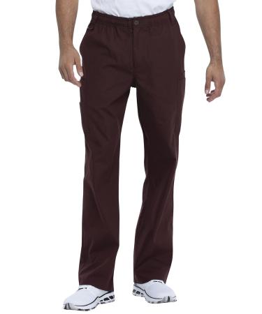 Dickies EDS Signature Men Scrubs Pant Zip Fly Pull-on 81006 Medium Espresso