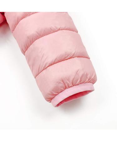 Kids Pink Puffer Jacket | Hooded Winter Coat for Boys & Girls | Lightweight Outerwear 2-3 Years - Buy Online on SooperMarket.com