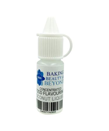 Baking Beauty and Beyond Concentrated Food Flavouring Oil - Food Grade Flavours Oil for Candy Making Baking Lip Balm Gloss -Coconut Liqueur (10ml)