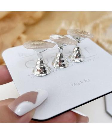 Nail Display Stand Holder - Magnetic Nail Practice Shelf with 5PCS Hooks for Salon Manicure - Buy Online on SooperMarket.com