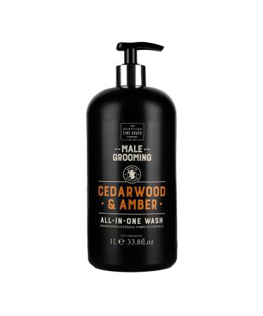 Cedarwood & Amber All in One Wash - 1 Litre by Scottish Fine Soaps