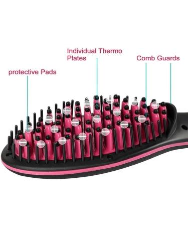 Electric Heating Comb Hair Straightening Brush Adjustable Temperature Hair Straightener Women's Hair Hot Comb (Color : 1pcs no Box Size : UK) UK 1pcs No Box - Buy Online on SooperMarket.com