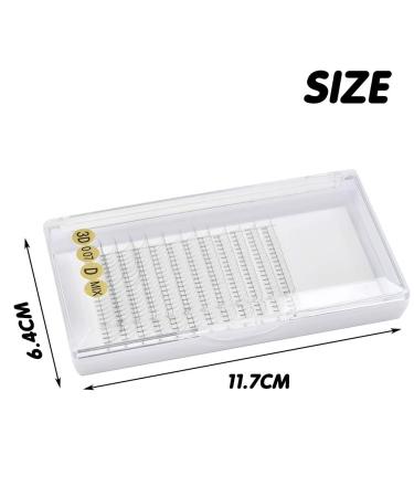 Shop 3D Eyelash Extensions - Premium Mix Fans & Finished Compartments for Volume | International Shipping - Buy Online on SooperMarket.com