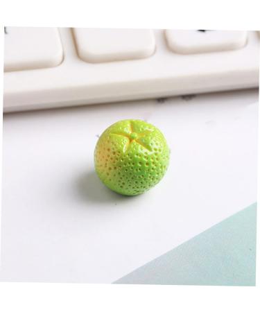 HEMOTON 50 Pcs tangerine Hair ring three-dimensional Grape photography props phone case simulated fruit adornment resin charms decorations patch fake fruit model miniature - Buy Online on SooperMarket.com