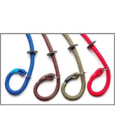 Durable Dog & Field Deluxe Gundog Slip Lead - Super Soft Braided Nylon for All Breeds - One Size, 4 Color Options (Red) - Buy Online on SooperMarket.com