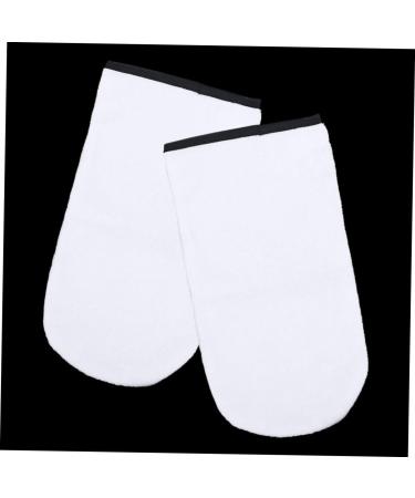 minkissy 4 Pairs Paraffin Wax Mit Heated Glives Manicure Gloves Heated Booties for Gloves for Hot Wax Moisturizing Hand Hot Wax Bags Drill Vise Work Comfortable White Bath Mat - Buy Online on SooperMarket.com