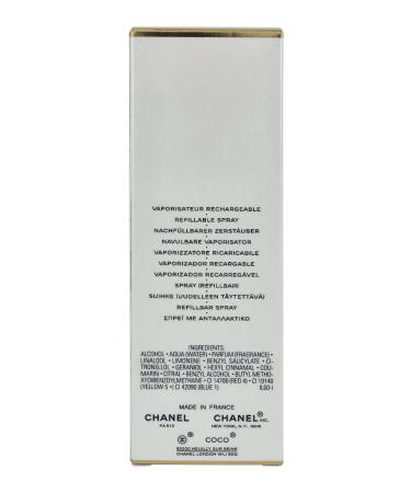 Chanel Coco Mademoiselle 1.7 oz / 50 ml edt Spray Refillable Rose 1.7 Fl Oz (Pack of 1) - Buy Online on SooperMarket.com
