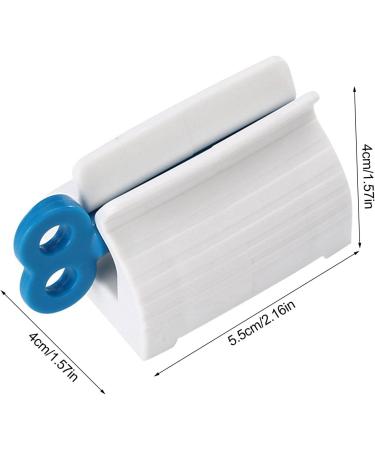 Toothpaste Squeezer Roller | Toothpaste Tube Squeezer - Rolling Tube Toothpaste Squeezer Toothpaste Seat Holder Stand Rotate Toothpaste Dispenser for Bathroom Laoxi Blue - Buy Online on SooperMarket.com