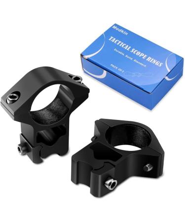 Modkin 11mm Dovetail Scope Mounts - 1'' High Profile for Airguns & .22 Rifles (Set of 2) - Buy Online on SooperMarket.com