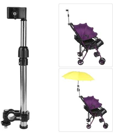 Stainless Steel Adjustable Umbrella Stand for Wheelchairs, Bicycle Trolleys & Electric Cars - Buy Online on SooperMarket.com