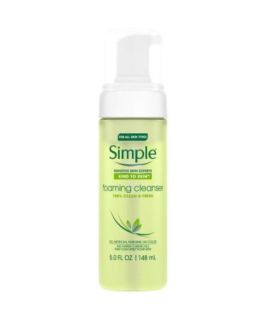 Simple Kind to Skin Foaming Facial Cleanser Facial Care 5 oz 5 Fl Oz (Pack of 1) Facial Cleanser Foaming