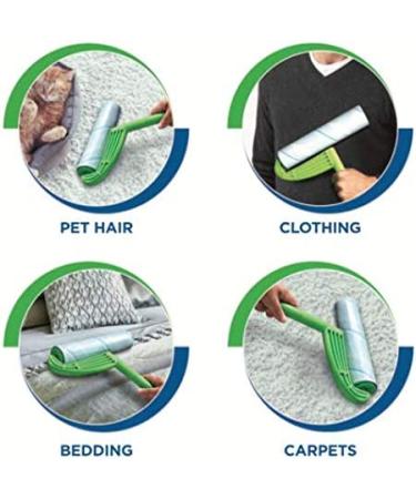 Leo Cleaning Lint Roller Refill - 6 Packs, 300 Sheets - Pet Hair & Lint Remover - Great for Dog & Cat Hair - Fits Most Large 10in Wide Rollers - Buy Online on SooperMarket.com