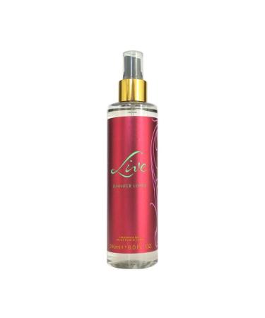Jennifer Lopez Live Body Mist 240ml (8fl oz) Live 8 Fl Oz (Pack of 1)