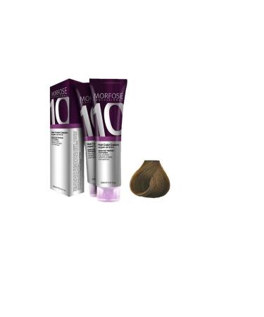 Morfose 10 Professional Hair Colour Cream 100 ml No. 8.73 Hot Cappuccino Brown