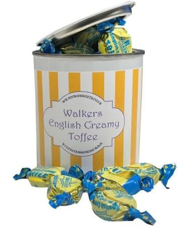 250g English Creamy Toffees in Paint Pot Tin - Delicious Confectionery Treat - Buy Online on SooperMarket.com