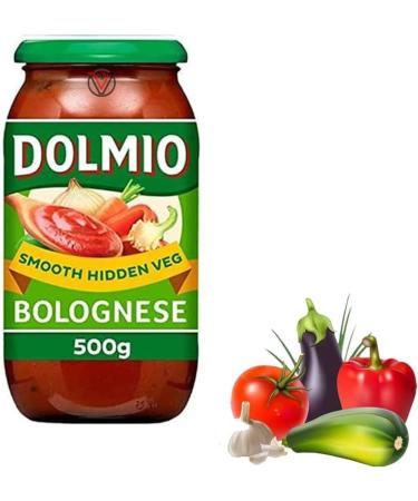 Dolmio Tomato & Cheese Original Smooth Hidden Veg Sauce Jar 500g - Pick Any 3 Your Favourite Sauce Jar - Buy Online on SooperMarket.com