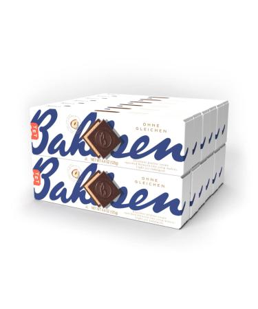 Bahlsen Ohne Gleichen First Class Dark Cookies (12 boxes) - Hazelnut wafers covered in rich dark European chocolate - 4.4 oz boxes First Class Dark Chocolate 4.4 Ounce (Pack of 12)