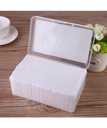 Mires 1 Box (1000PCS) Thick Square Organic Cosmetic Makeup Cotton Pads for Skin Care Applying Lotion Removing Nail Polish Makeup - Buy Online on SooperMarket.com