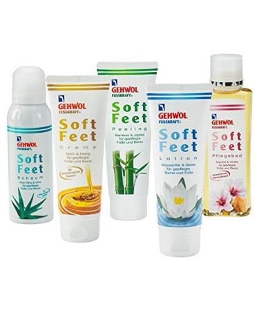Buy 4x GEHWOL FUSSKRAFT Soft Feet Cream - Milk & Honey 125ml (Pack of 4) | International Shipping Available - Buy Online on SooperMarket.com