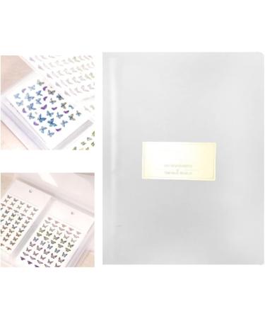Nail Sticker Album Nail Art Decal Storage Bag Card Display Book Container 80 Slots - Buy Online on SooperMarket.com