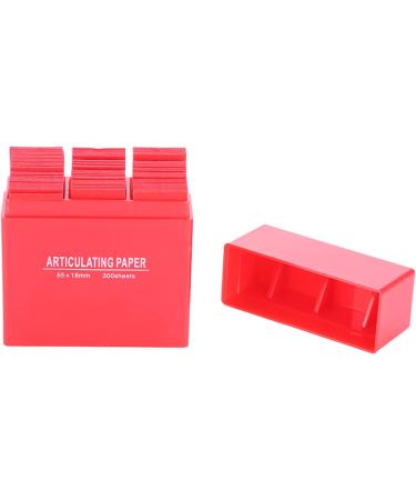 Buy 300 Soft Dental Anticultivation Papers - Orthodontic Care Strips | Red-Blue Bisper Dental Stripes for Tooth Care - Buy Online on SooperMarket.com