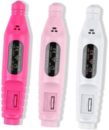 minkissy driller Manicure tools major sander power tool nail tool polisher portable nail art gel power tools wireless hand wisking tool drill nail manicure 13.8*2.8cm Rosy - Buy Online on SooperMarket.com