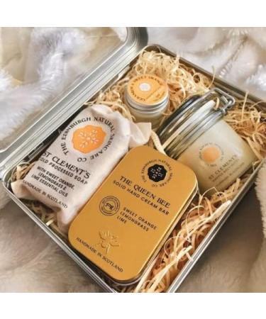 Luxury Gift Box | Queen Bee Scent | Natural Moisturising Hand Cream Bar | Beautifully Scented Perfume Oil | Anti Ageing Face Cream | Gift For All Occasions - Buy Online on SooperMarket.com
