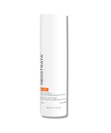 NEOSTRATA Sheer Hydration Sunscreen Broad Spectrum SPF 40 with NeoGlucosamine and Botanical Blend For All Skin Types Non-Comedogenic  Non-acnegenic 1.7 fl. oz.