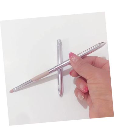 Angoily Lip Brush with Lid | Travel Makeup Applicator for Lip Gloss Lip Tint and Lipstick | Perfect for On-the-Go Beauty - Buy Online on SooperMarket.com