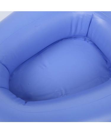 Bed Pans 100kg Load Lightweight Air Bedpan Practical Come with Inflator for Elderly Bedridden(blue)