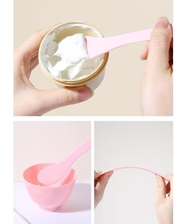 Face Mask Mixing Bowl Set +50pcs Cotton Pads Plastic 6 in 1 DIY Facemask Mixing Tools Kit with Mask Bowl Stick Spatula Measuring Cup & Mask Brushes (Purple) - Buy Online on SooperMarket.com