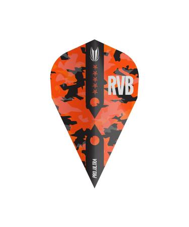 Target Darts Barney Army PRO.Ultra Orange Flight Bagged 2019 Vapor Camo
