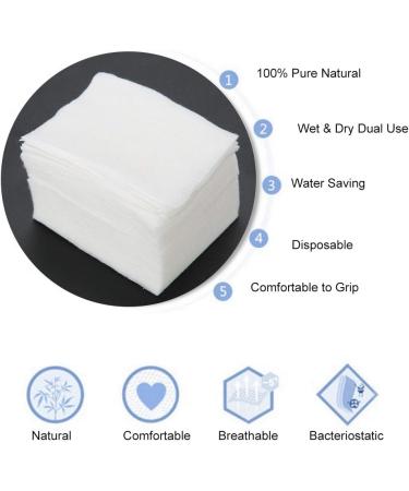 1000Pcs Disposable Cotton Pads for Makeup Removal & Nail Polish Wipes | Soft Absorbent Cotton Wipes for Face & Sun Repair Ideal for Easy Cleaning - Buy Online on SooperMarket.com