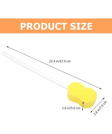 FRCOLOR Long Handle Bath Sponge Brush - 57x7cm - For Body & Foot Cleaning - Buy Online on SooperMarket.com